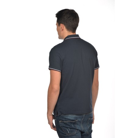 Polo Piqué Homme MC Contrasté  220gr 100%coton