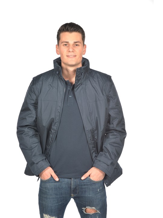 Vest parka Homme 100% polyester manches amovibles