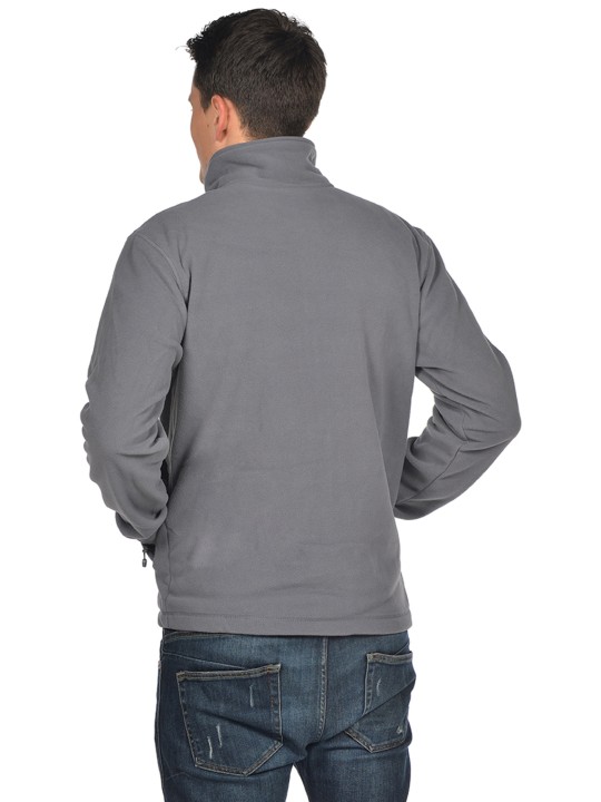 Veste micropolaire zippée Homme 100% polyester