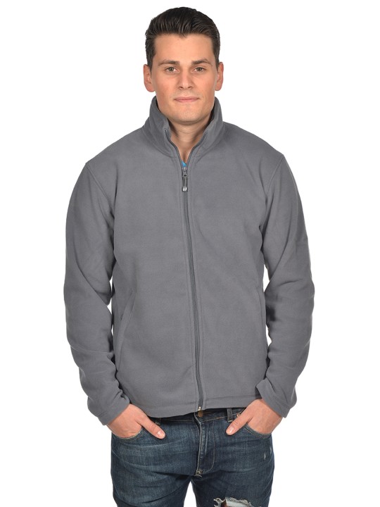 Veste micropolaire zippée Homme 100% polyester