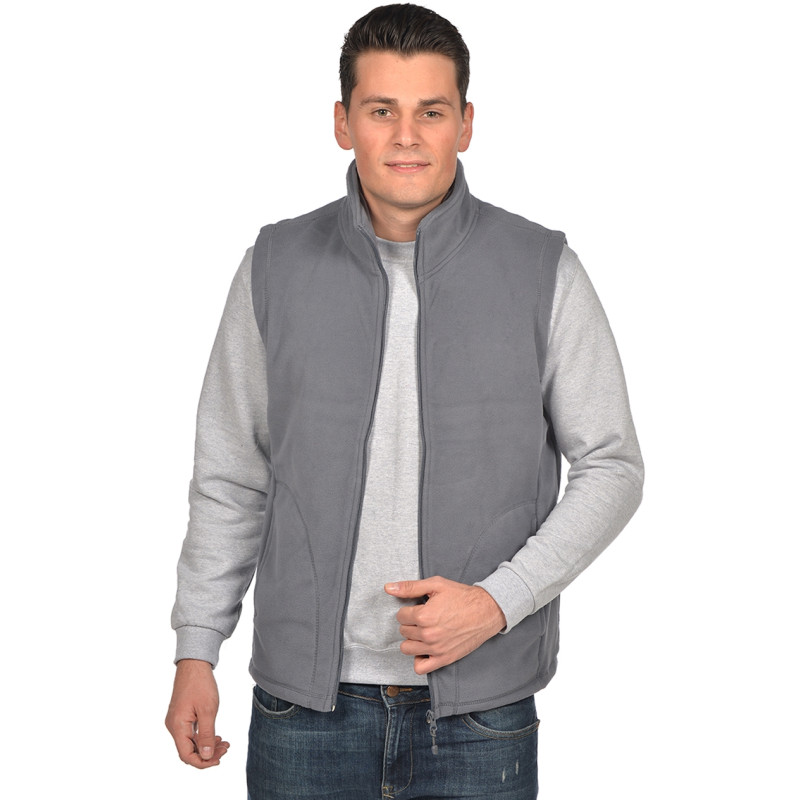 Gilet micropolaire Homme 100% polyester