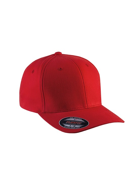 Casquette FlexFit 98% coton 2% élasthanne 6 panneaux