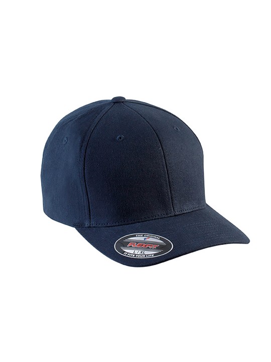 Casquette FlexFit 98% coton 2% élasthanne 6 panneaux