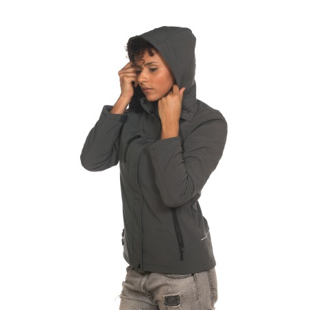 Vest parka Softshell 3C Femme 95%polyester 5%élast