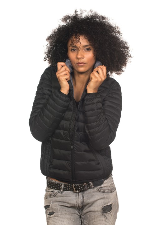 Veste doudoune à capuche Femme  100% polyamide