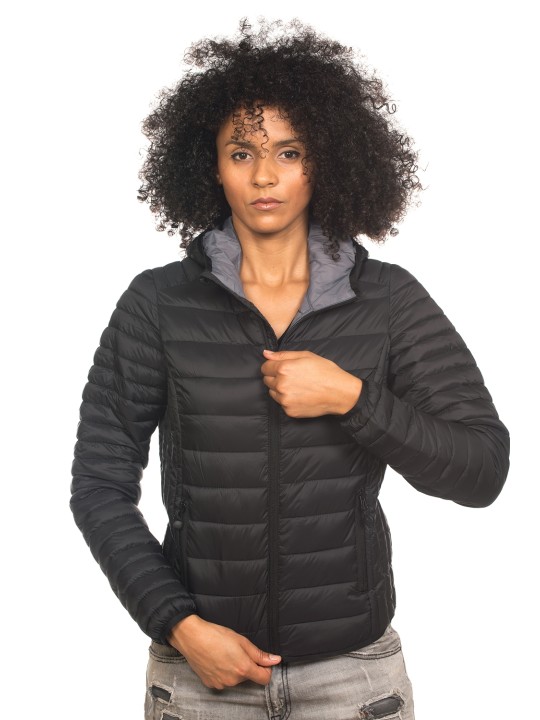 Veste doudoune à capuche Femme  100% polyamide