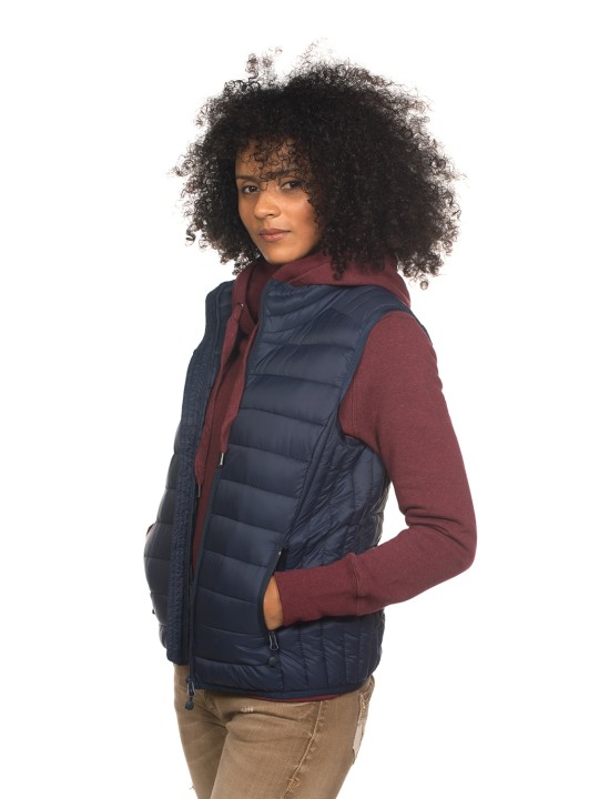 Bodywarmer doudoune legere Femme  100% polyamide