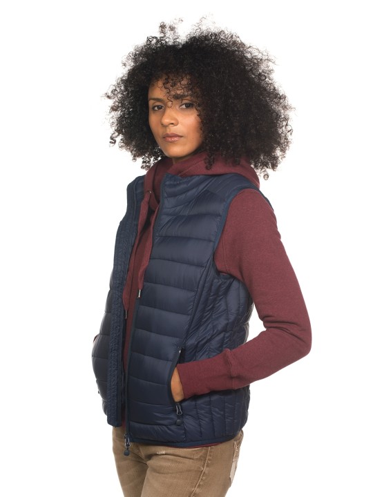 Bodywarmer doudoune legere Femme  100% polyamide