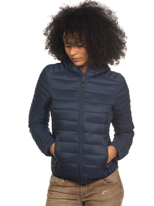 Veste doudoune à capuche Femme  100% polyamide