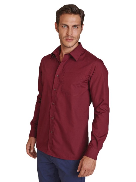 Chemise Homme ML 65% polyester 35%coton popeline