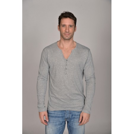 Henley ML 135 gr 100% coton peigné