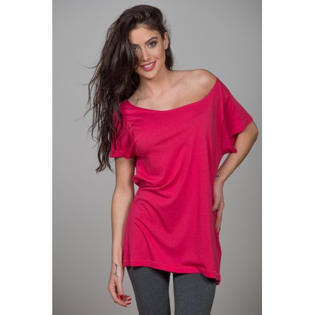 T-shirt tunique 120 gr 50% coton 50% modal