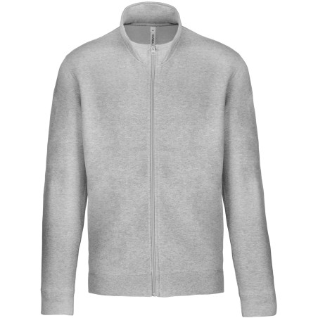 Veste Molleton zippée Homme 80%cot/20%polyest.