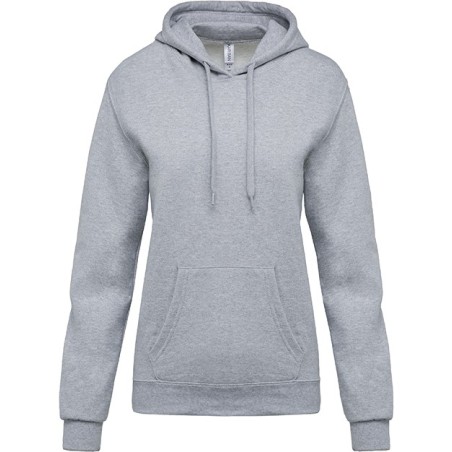 Sweat capuche basic femme 280gr 80%coton 20%polyester