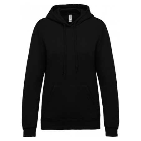 Sweat capuche basic femme 280gr 80%coton 20%polyester