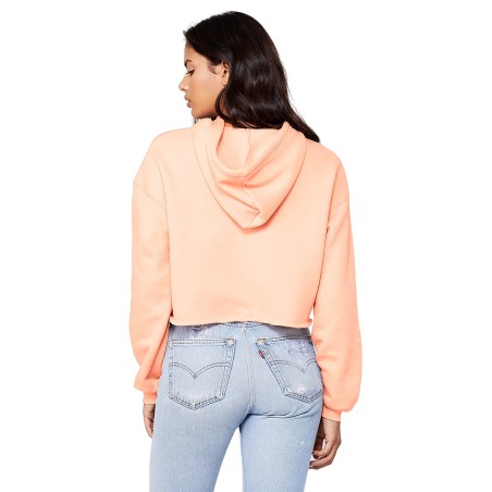 Sweat-Shirt Femme CROP Capuche 220grs 52%Cot/48%Pol.