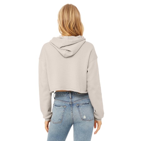 Sweat-Shirt Femme CROP Capuche 220grs 52%Cot/48%Pol.