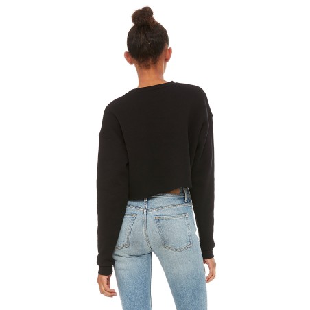 Sweat-Shirt Femme CROP 220grs 52%Cot/48%Pol.