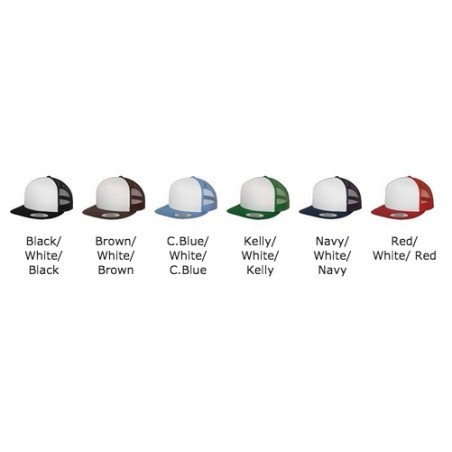 6006W - Foam trucker curved visor