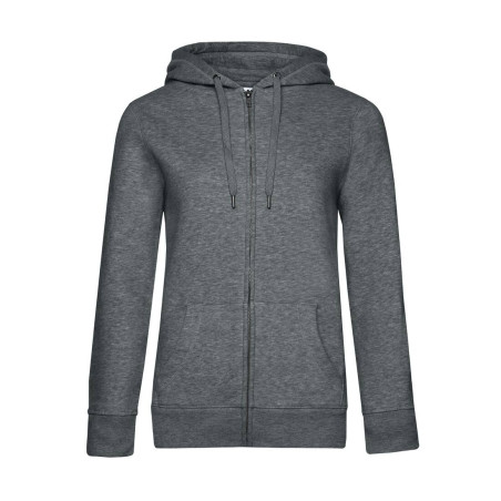 Sweat capuche Femme zippé Queen