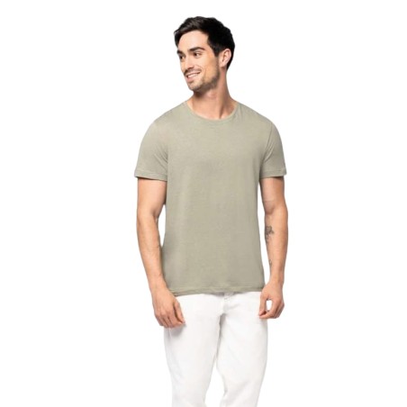 T-shirt coton bio et lin unisexe 