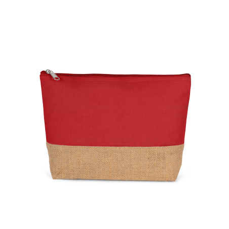 Pochette toile coton & Jute