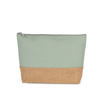 Pochette toile coton & Jute