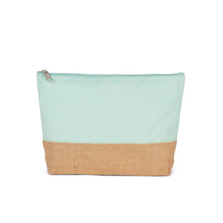 Pochette toile coton & Jute