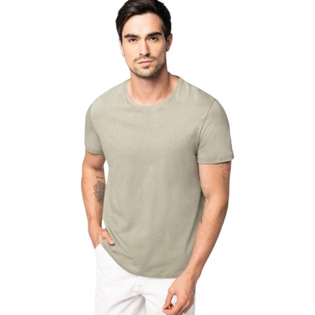 T-shirt coton bio et lin unisexe 