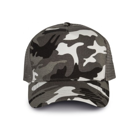 Casquette Trucker 260gr 5 panneaux 100% coton et 100%polyester