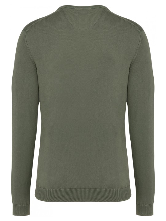 Pull col rond homme