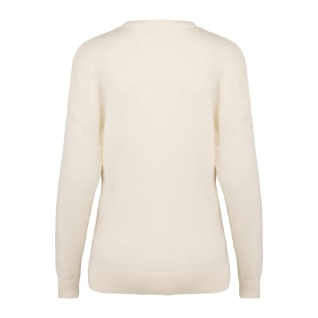 Pull col V Lyocell TENCEL femme