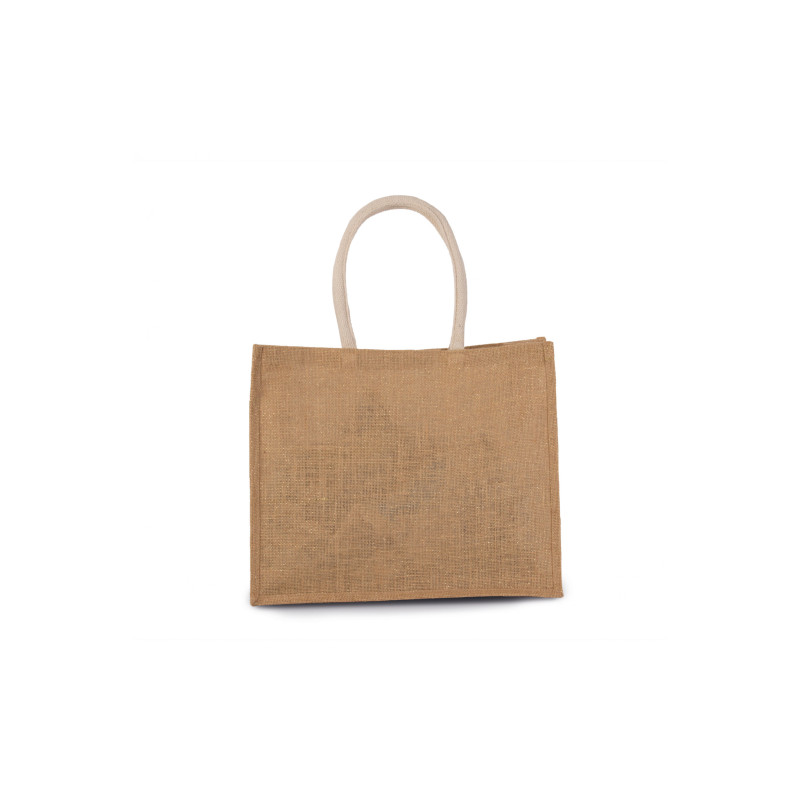 Sac Plage /Shopping jute anses coton 23L