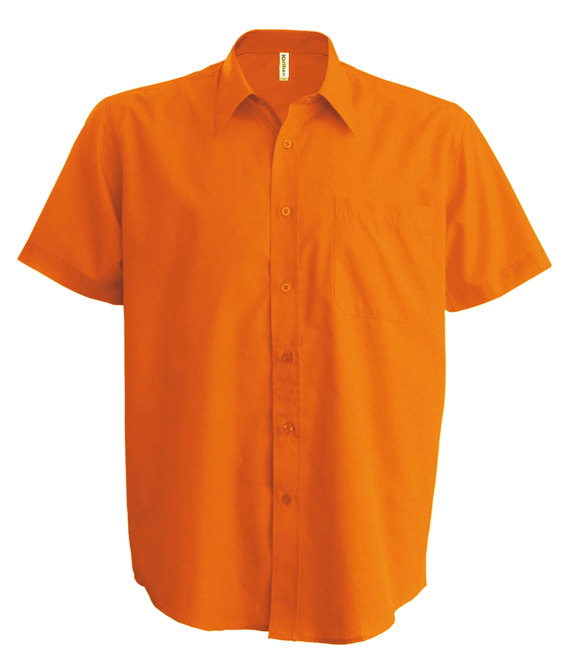 Chemise Homme MC 65% polyester 35%coton popeline