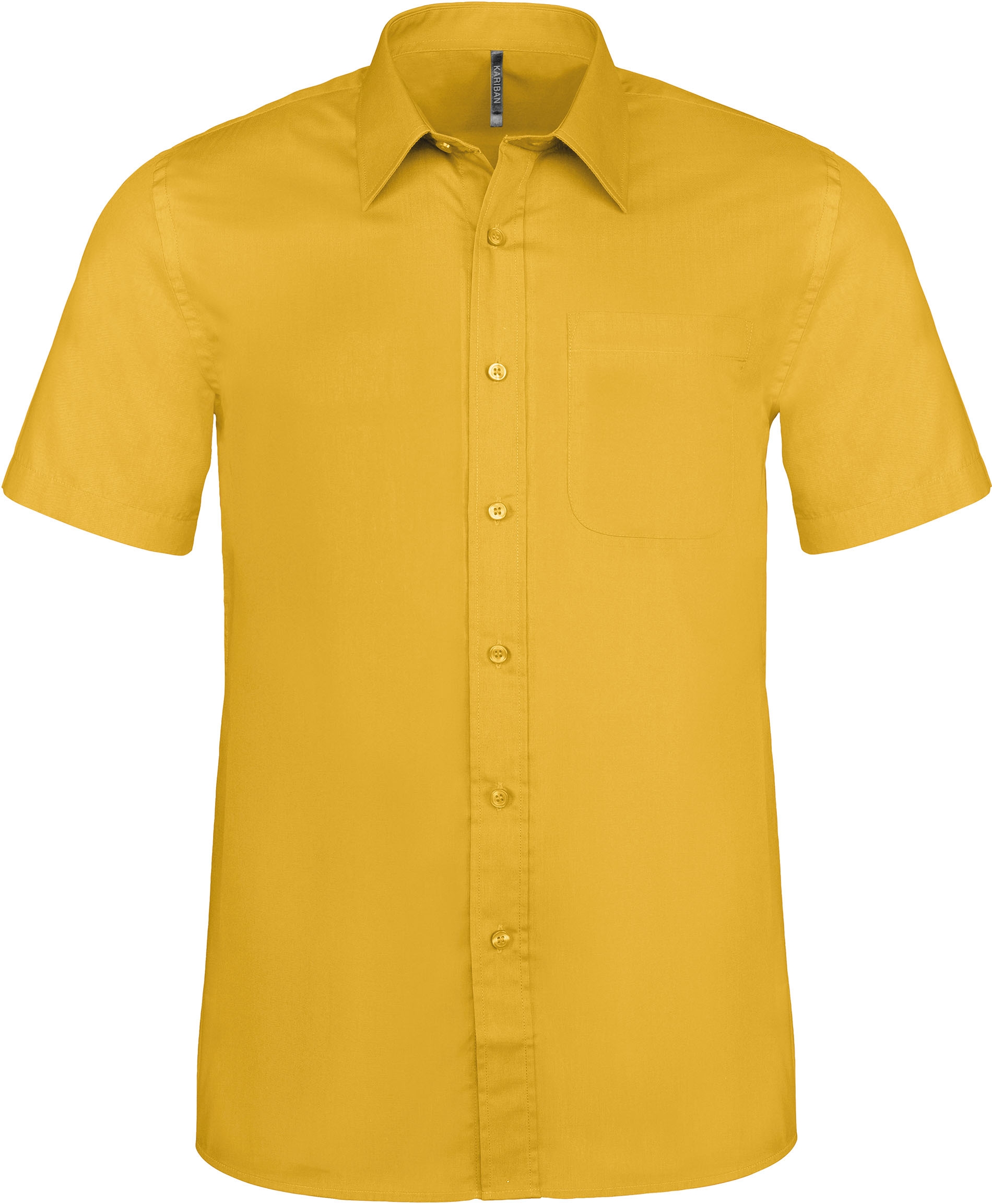 Chemise Homme MC 65% polyester 35%coton popeline